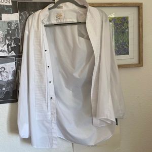 White Tux Shirt for Performances or Formal Events